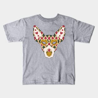 Jester Hound Mask Kids T-Shirt